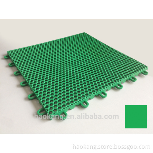 Outdoor tennis court sports floor tile